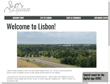 Tablet Screenshot of lisbonnd.com
